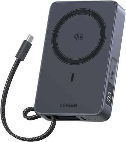 Внешний аккумулятор 10000мАч Ugreen PB773 85956, Gray