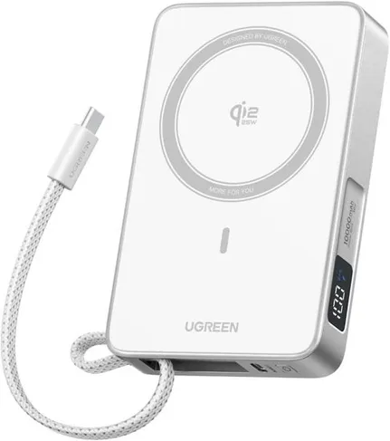 Внешний аккумулятор 10000мАч Ugreen PB773 (95027), белый