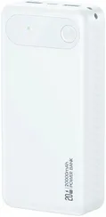Внешний аккумулятор 20000мАч Usams CD251, 20W, White (20KCD25102)