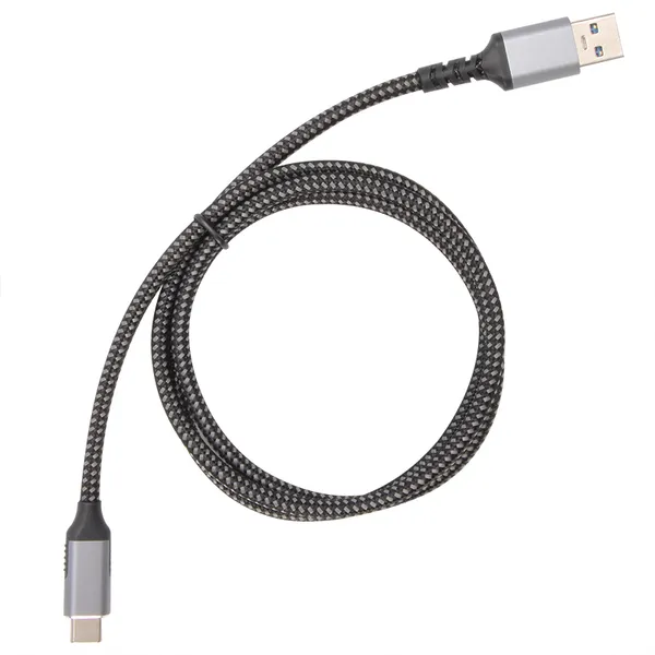 Кабель USB3.2 (M) - USB3.2 Type-C (M), 1м, VCOM CU401M-1M, Gray