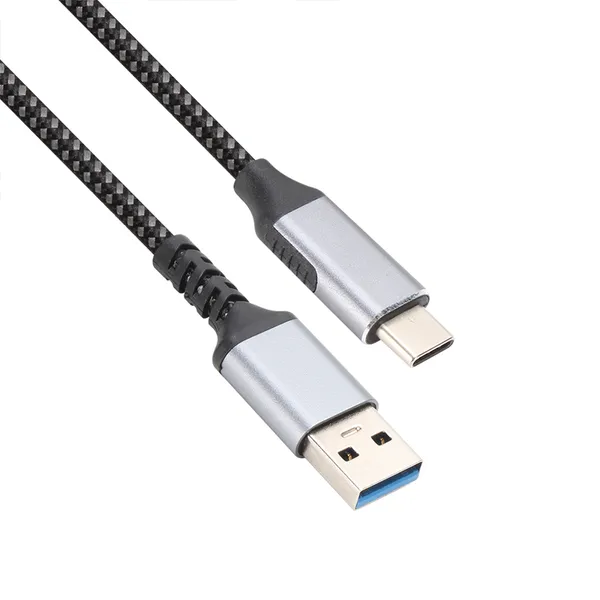 Кабель USB3.2 (M) - USB3.2 Type-C (M), 2м, VCOM CU401M-2M, Gray