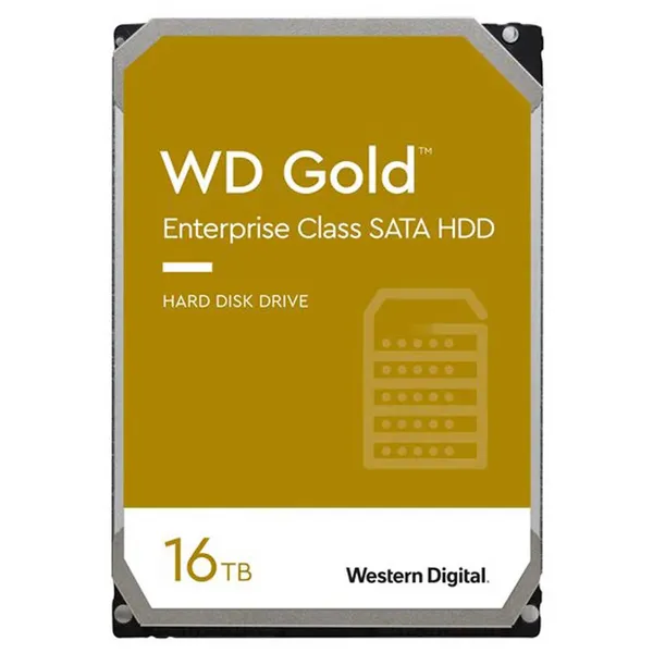16Tb WD Gold WD161KRYZ, 7200rpm, 3.5", SATA III, 512Mb