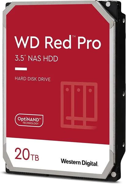20Tb WD Red Pro WD201KFGX, 7200rpm, 3.5", SATA III, 512Mb