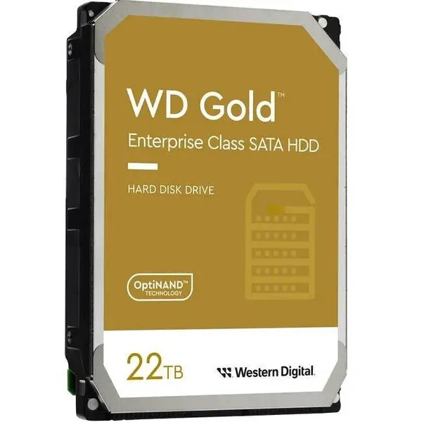 22Tb WD Gold WD221KRYZ, 7200rpm, 3.5", SATA III, 512Mb
