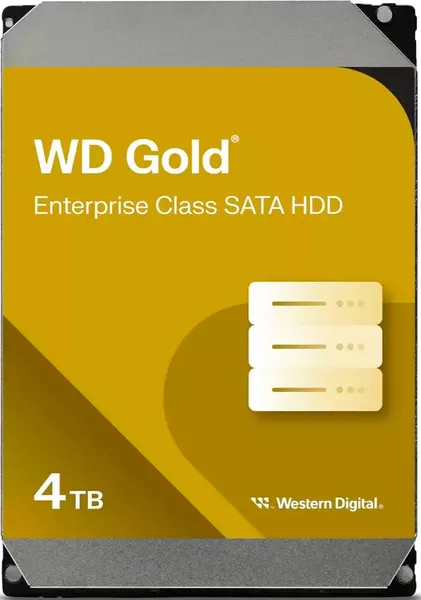 4000Gb WD Gold WD4004FRYZ, 7200rpm, 3.5", SATA III, 256Mb