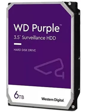 6Tb WD Purple WD63PURU, 5400rpm, 3.5", SATA III, 256Mb