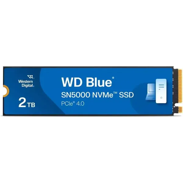 2Tb SSD WD Blue SN5000 WDS200T4B0E, (5150/4850), NVMe M.2