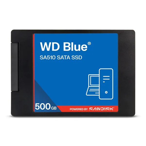 500Gb SSD WD Blue SA510 WDS500G5B0A, 2.5", (560/510), SATA III