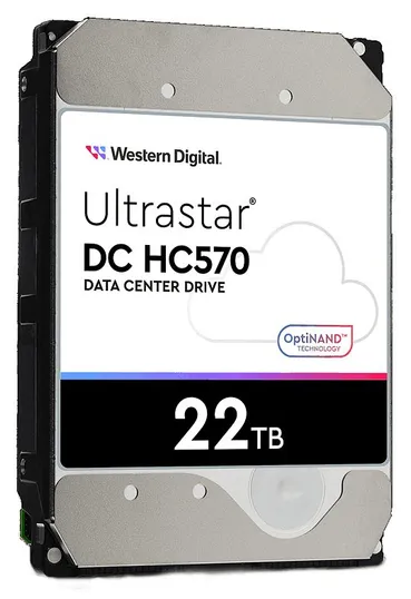 22Tb WD Ultrastar DC HC570 WUH722222AL5204 (0F48052), 7200rpm, 3.5", SAS, 512Mb