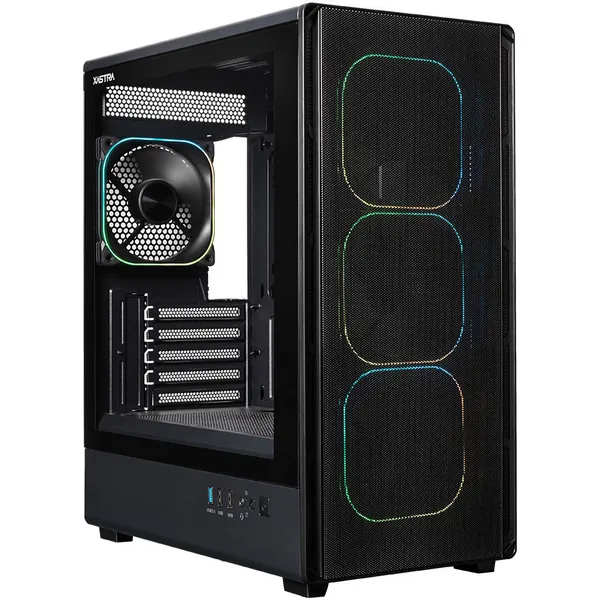 Корпус XASTRA A315M 4ARGB-FG Black (A315M-4FG12A), без БП, mATX