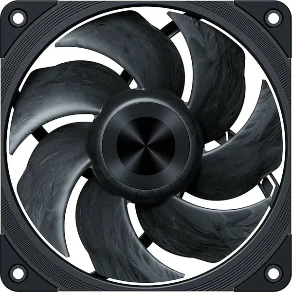 Вентилятор 12x12см XASTRA FY120 DB Black (FY120-1BN-SXD-GL)