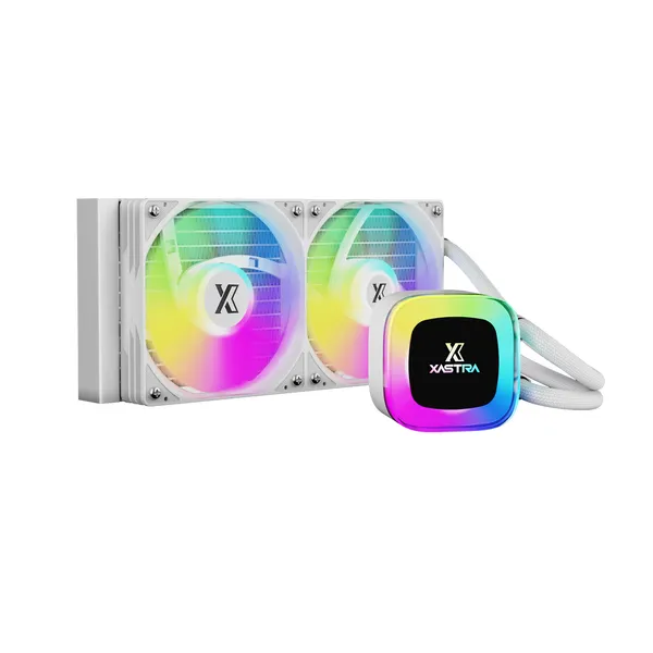 Жидкостное охлаждение XASTRA LP240 ARGB WH (LP240-WHAFXX-GL), 265W (LGA1700 Ready)