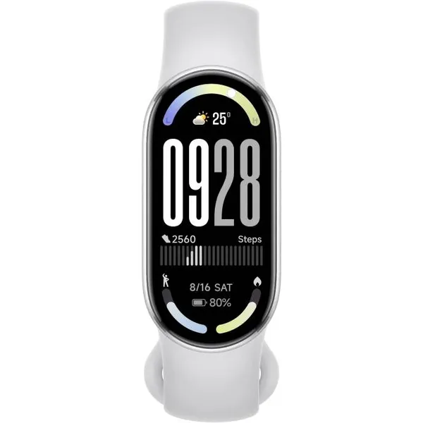 Смарт браслет Xiaomi Smart Band 10 BHR07PSGL, серебристый