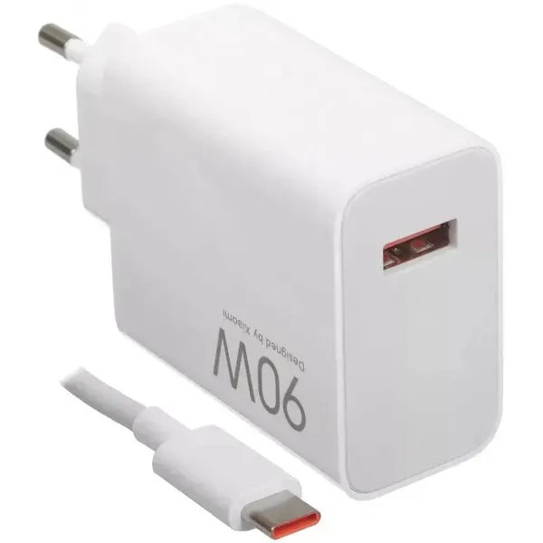 СЗУ Xiaomi 90W HyperCharge Combo + USB-C Cable BHR07ZBEU White