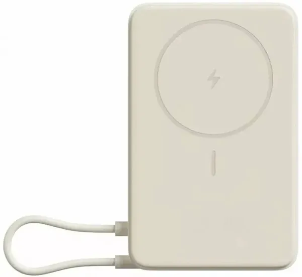 Внешний аккумулятор 10000мАч Xiaomi Magnetic Power Bank BHR08PBGL, бежевый