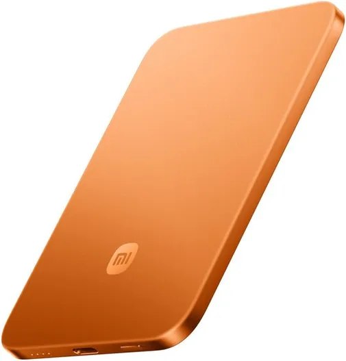 Внешний аккумулятор 5000мАч Xiaomi UltraThin Magnetic Power Bank MDY-20-EB (BHR0975GL), оранжевый