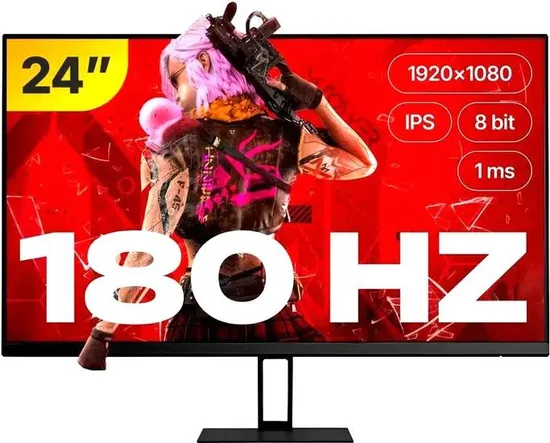 Монитор 23.8" Xiaomi Gaming Monitor G24 (P24FCA-RG), 1920x1080, IPS, 180Hz (HDMI, DP)