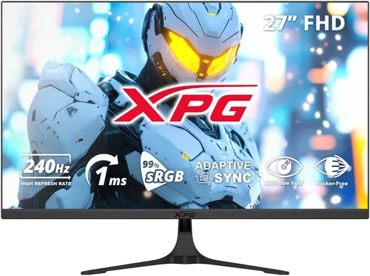 Монитор 27" AData XPG Aperture A27F4 Black (A27F4-BKCEU), 1920х1080, IPS, 240Hz (HDMI, DP)