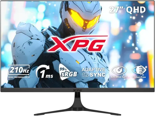 Монитор 27" AData XPG Aperture A27Q1 Black (A27Q1-BKCEU), 2560x1440, IPS, 210Hz (2xHDMI, 2xDP)