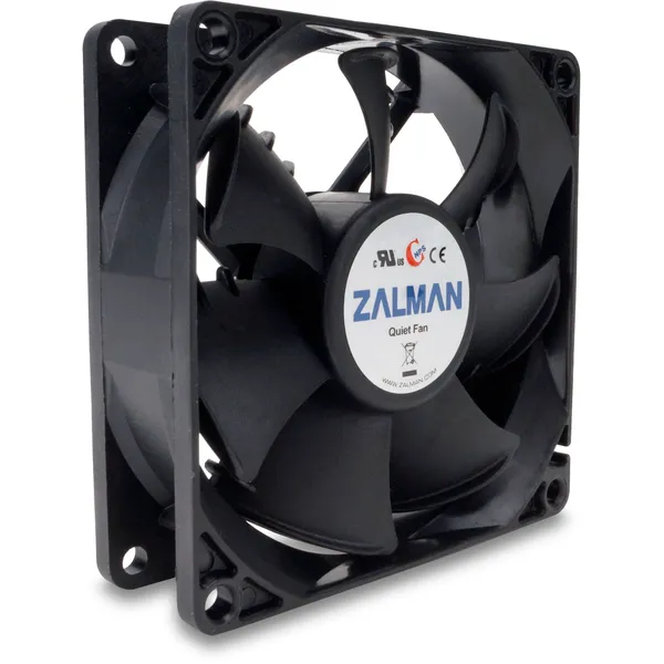 Вентилятор 8x8см Zalman ZM-F1 Plus SF, 3pin, sleeve, 2000 rpm, 20-23dBA